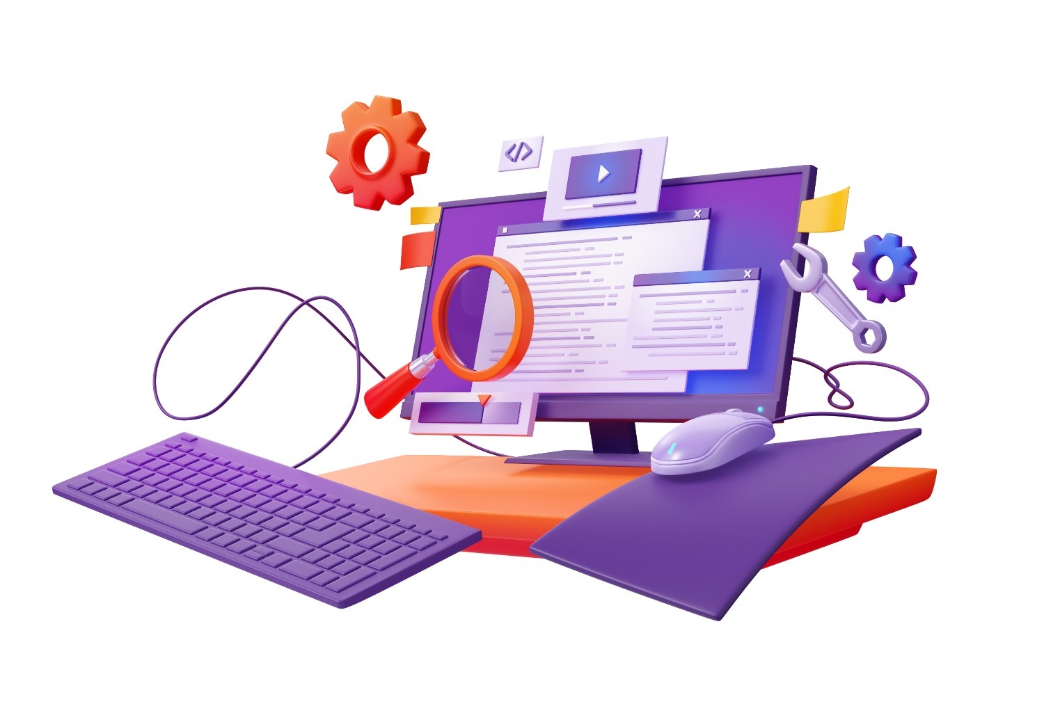 Custom Software Illustration
